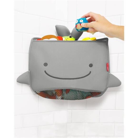 Skip Hop Bath Toy Storage, Moby Corner Hang Toy Organizer, Grey - Picture 12 of 14
